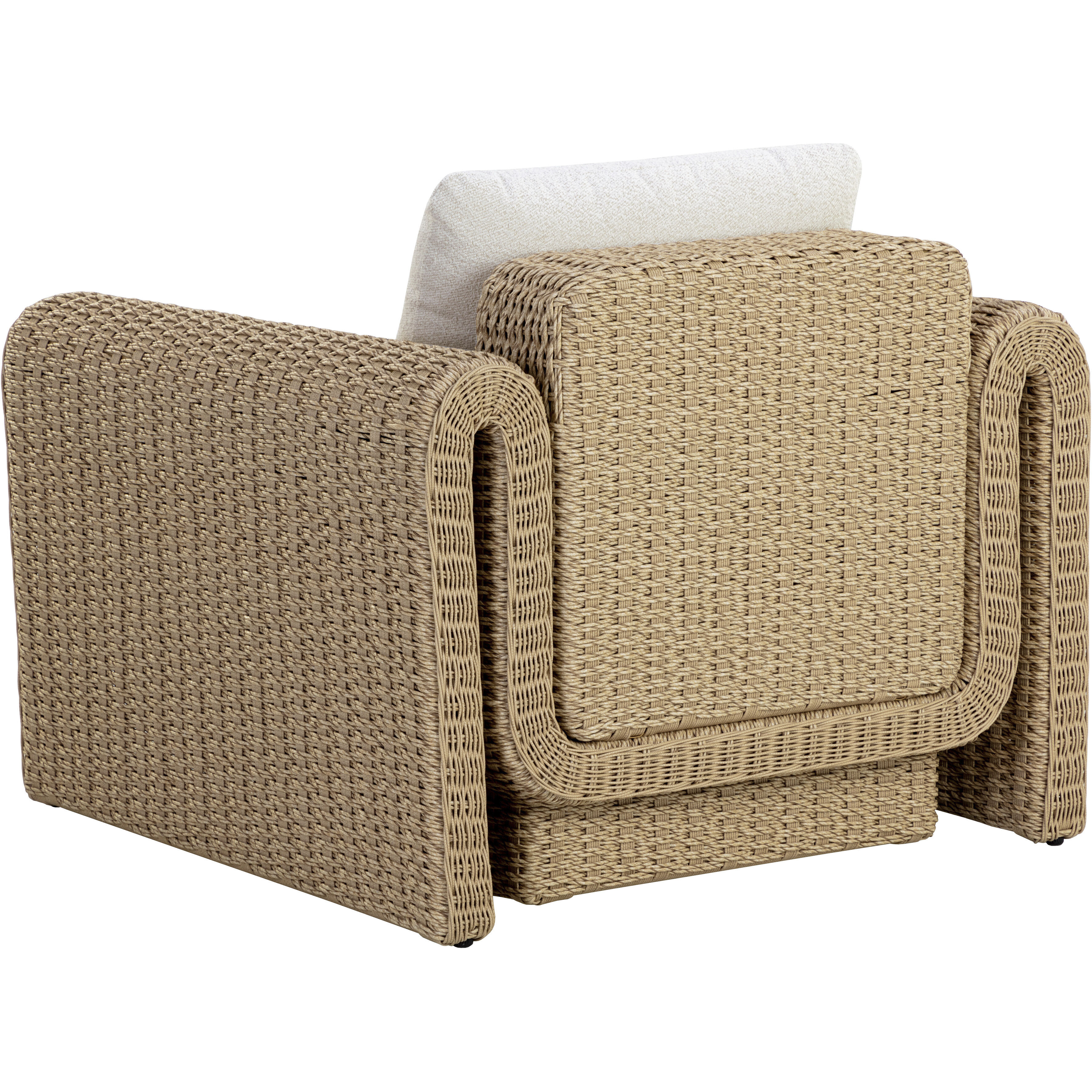 Tibi Natural / Louis Cream Outdoor Lounge Chair